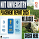 NIIT University Placement 2025 Records 800+ Partners, 100% Placements, ₹19.02 LPA Highest Offer